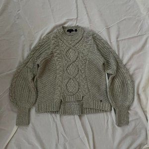 Ted Baker Women's White and Cream Jumper